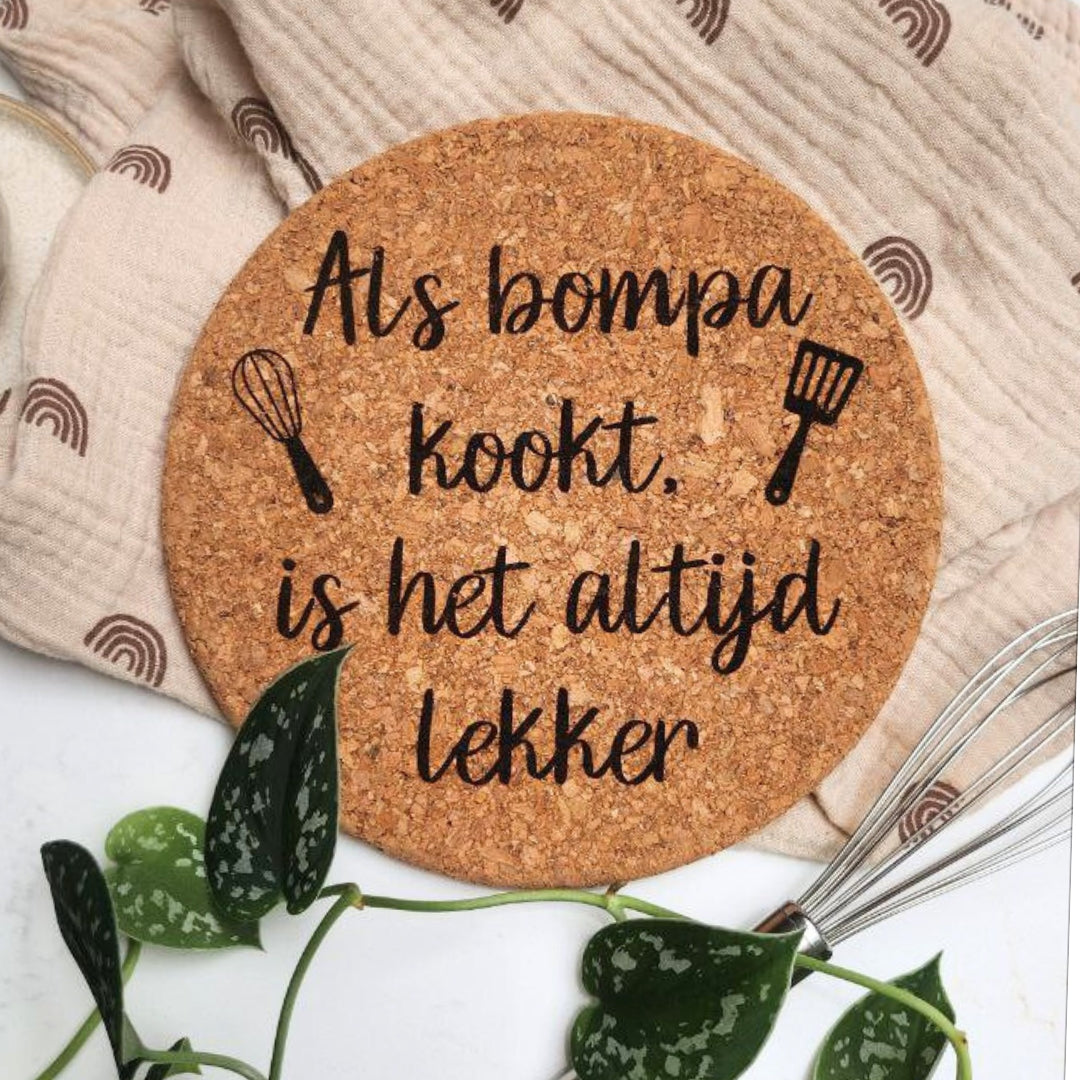 Panonderzetter - Als bompa kookt, is het altijd lekker