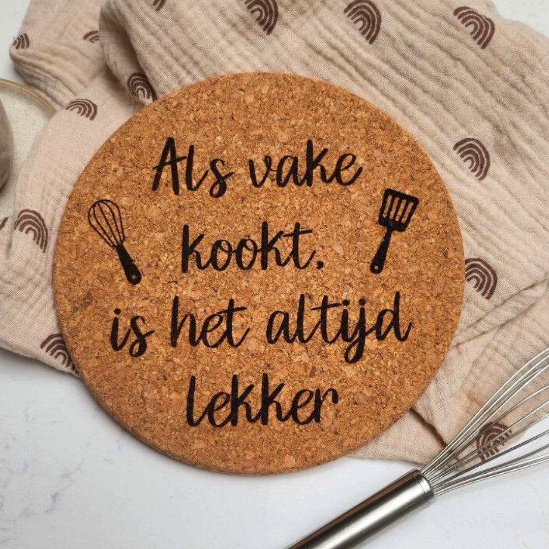 Panonderzetter - Als vake kookt, is het altijd lekker