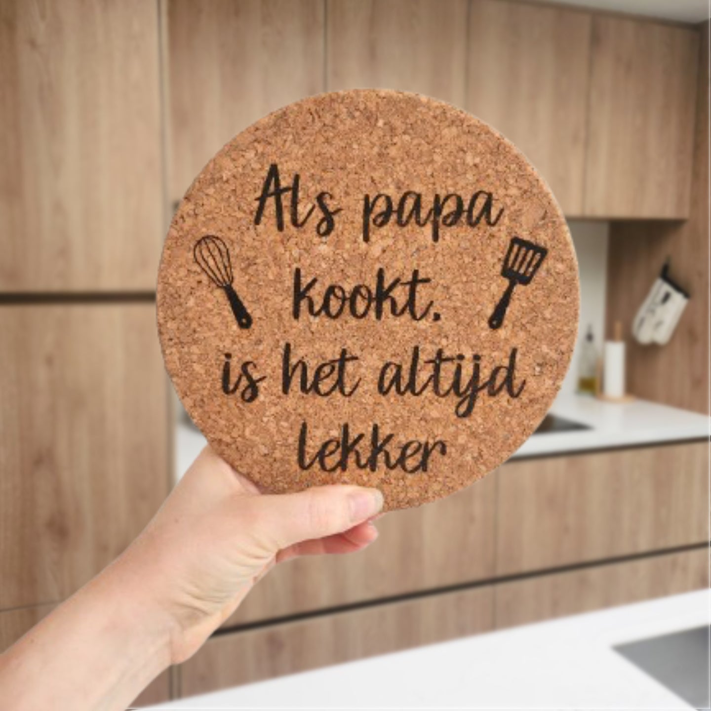 Panonderzetter - Als papa kookt, is het altijd lekker